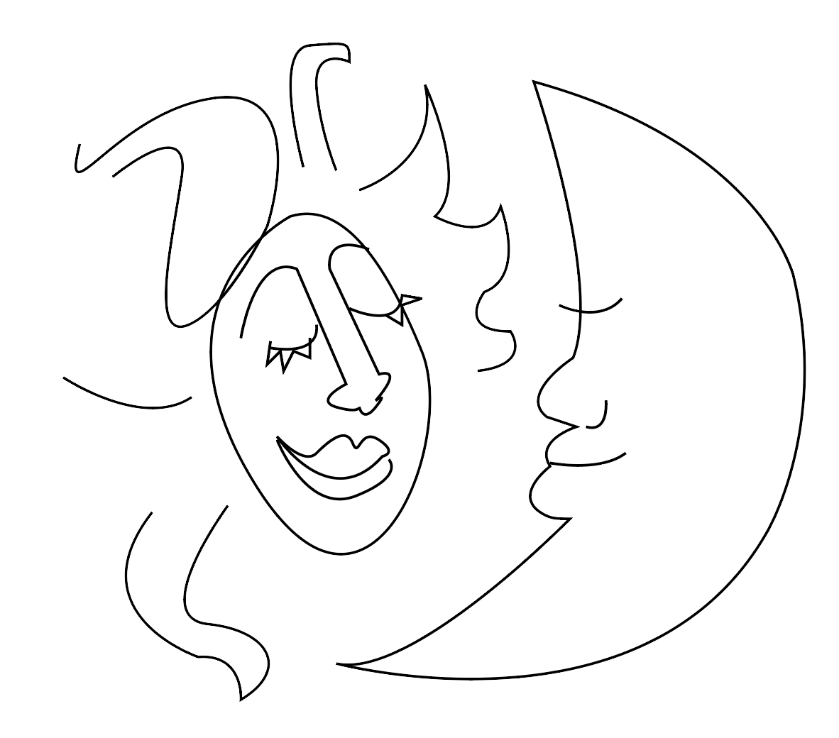 Sonne Mond Sterne